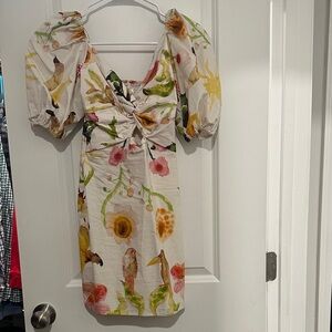 Floral Puff Sleeve Dress